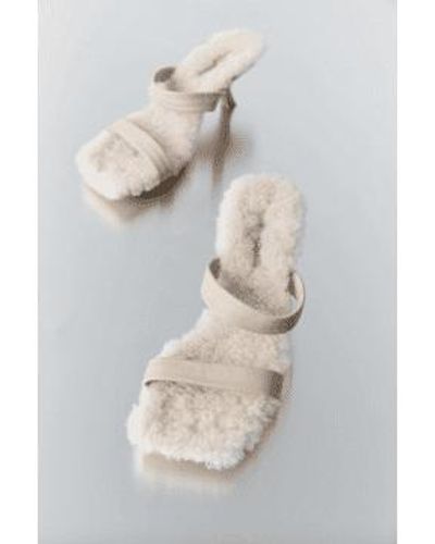 St. Agni Ecru scherle doppelgurt sandalen sandalen - Grau