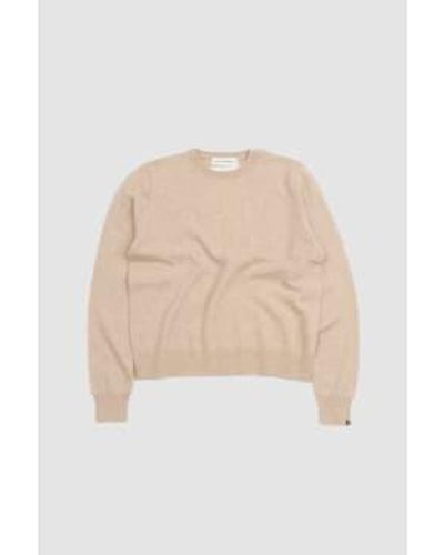 Extreme Cashmere N°36 Be Classic Latte Jumper Os - Natural
