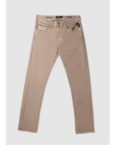 Replay S Grover Hyperflex Color X-lite Jeans - Natural