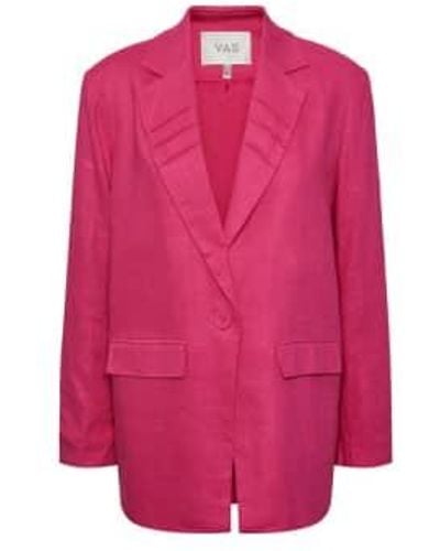 Y.A.S Prima-Blazer in Fuchsia - Pink