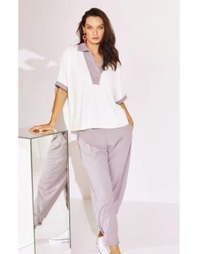 Naya Tuck Trouser - Viola