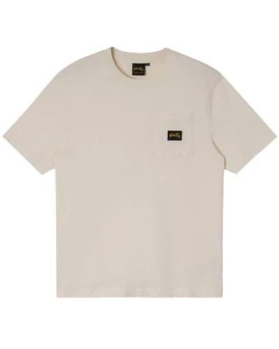 Stan Ray Patch -taschen -t -shirt - Weiß