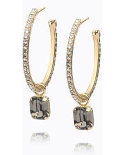 Caroline Svedbom 'lydia' Earrings Diamond - Metallic