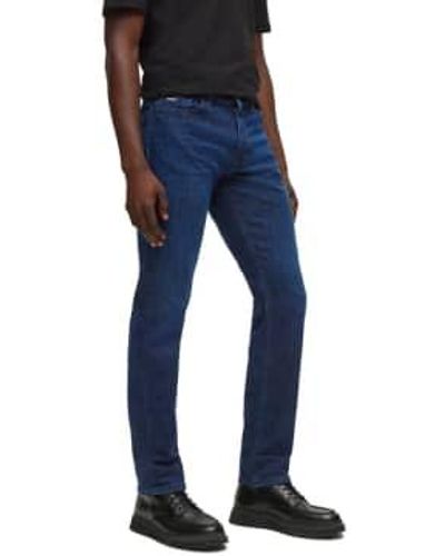 BOSS Delaware Slim Fit Jeans Mid Stretch - Blu