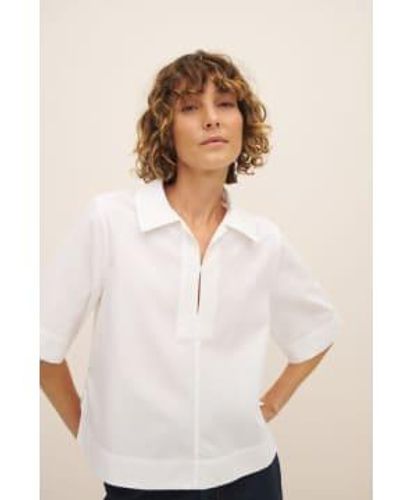 Kowtow Horizon Shirt - Bianco