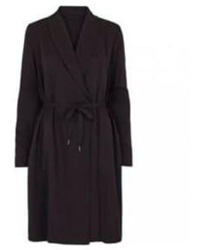 Second Female Segunda chaqueta larga femenina Aura - Negro
