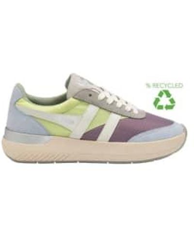 Gola Clb516Vn Raven Trainer In Lily Patina Ice Blue8 - Verde