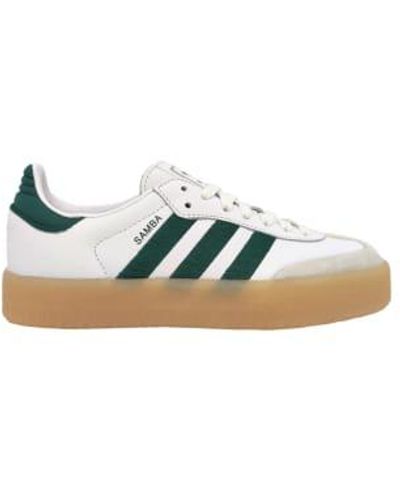 adidas Scarpe Sambae Cloud /collegiate Green/gum - Blue