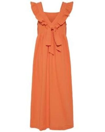 Y.A.S Vimola Dress Vermillion - Orange