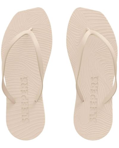 Sleepers Tapered Flip Flops - Natural