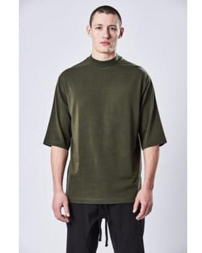 Thom Krom M Ts 754 T Shirt Large - Green