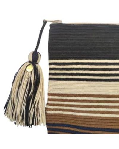 Guanabana Borsa Clutch dio tres negros