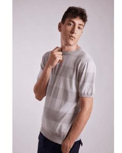 Daniele Fiesoli And White Stripes Cotton T Shirt - Brown