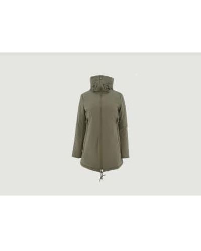 Just Over The Top Siberia Hooded Down Jacket S - Green