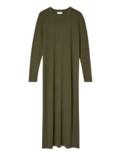 American Vintage Vestido Rowkow Caqui - Verde