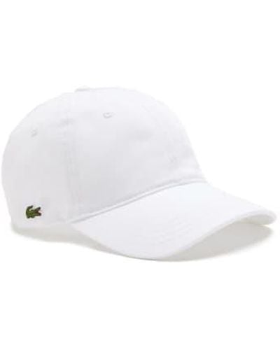 Lacoste Rk0440 Cap One Size - White