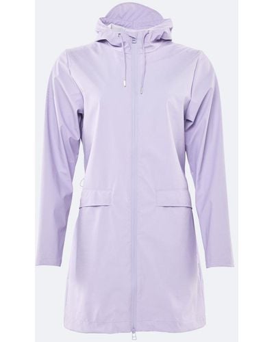 Rains Functional Women's Lavender W Rain Jacket With A Smooth, Matt Finish - Purple