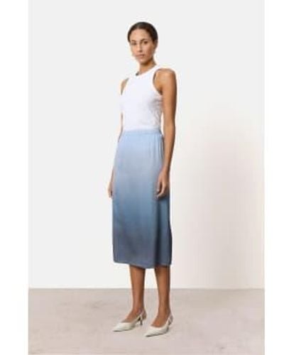 Levete Room Fione Skirt In Dark Slate - Blu