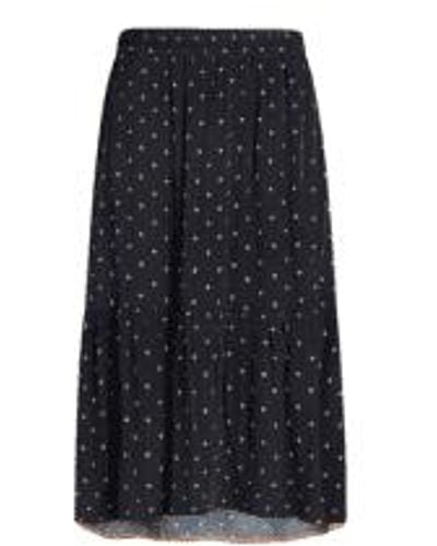 Noa Dotted Moss Skirt In Brown From - Nero