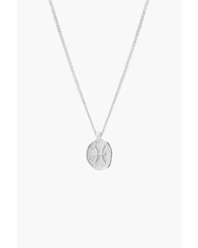 Tutti & Co Ne638s Pisces Zodiac Necklace One Size / Silver - Metallic