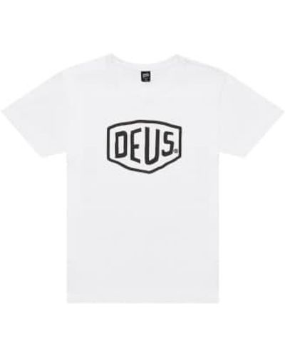 Deus Ex Machina Shield T-shirt Medium - White