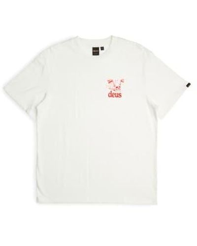 Deus Ex Machina Kreuzung kurzärmelig t-shirt - Weiß