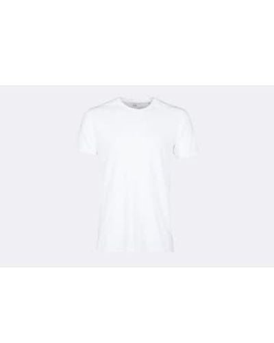 COLORFUL STANDARD Klassisches organisches t -shirt optisch weiß