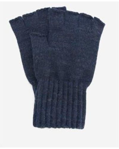 Barbour Gants sans doigts la marine - Bleu