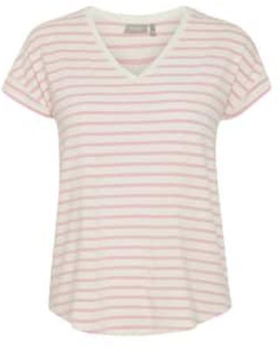 Fransa Feporsi-t-shirt in frosting mix - Pink