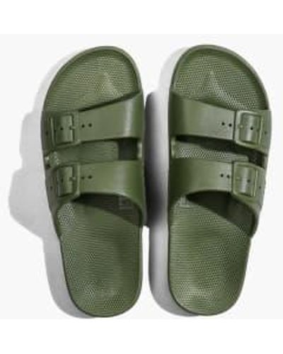 FREEDOM MOSES Cactus Green Sandals - Verde