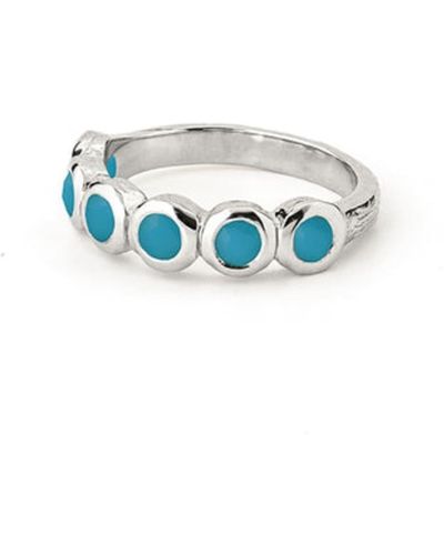 Renné Jewellery Zeta Ring - Blue