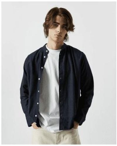Minimum Anholt 20 Shirt Blazer Melange - Blu