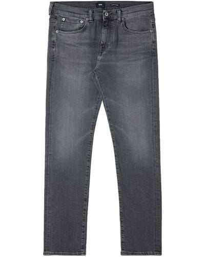 Edwin Ed 80 jeans cónicos lgados kentaro waveh - Gris
