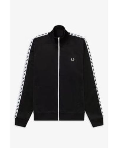 Fred Perry Taped Track Jacket 4620 S - Black