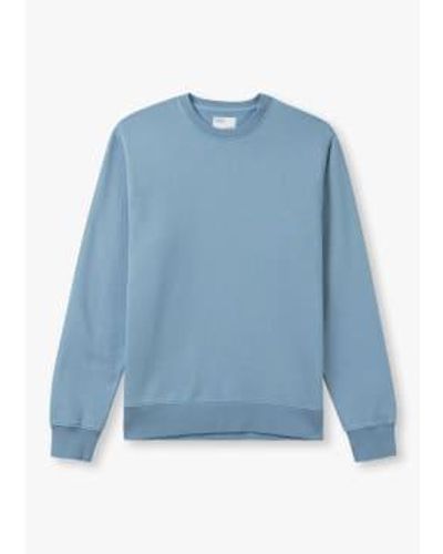 COLORFUL STANDARD S Classic Crew Sweatshirt - Blue
