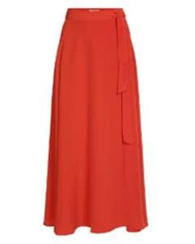 FABIENNE CHAPOT Cool Coral Bobo Skirt - Rosso
