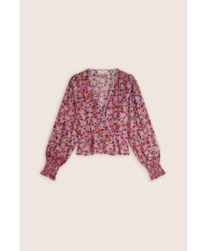 Suncoo Lain Blouse| 13- T0 Red - Pink