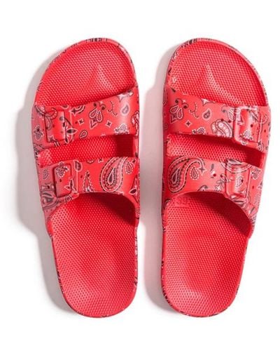 FREEDOM MOSES Slippers Sandro - Red