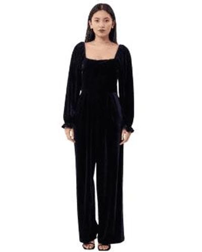 FRNCH July Jumpsuit In Marine From - Nero
