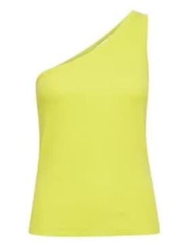 B.Young Sulphur spring sanana one s/s top - Gelb