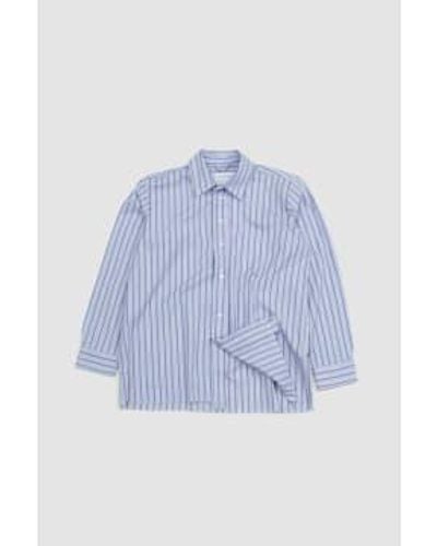 Camiel Fortgens Basic Shirt Stripe - Blu