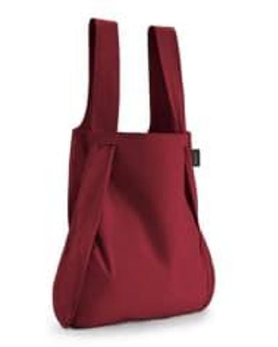 NOTABAG Bag And Backpack Wine - Rosso