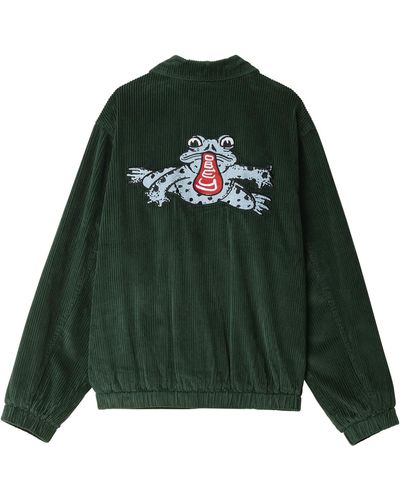 Obey Romes Cord Jacket - Green