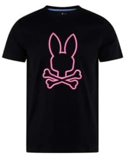 Psycho Bunny Schwarzes t-shirt