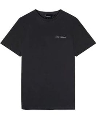 Lyle & Scott Ts2007v Embroidered T Shirt - Black