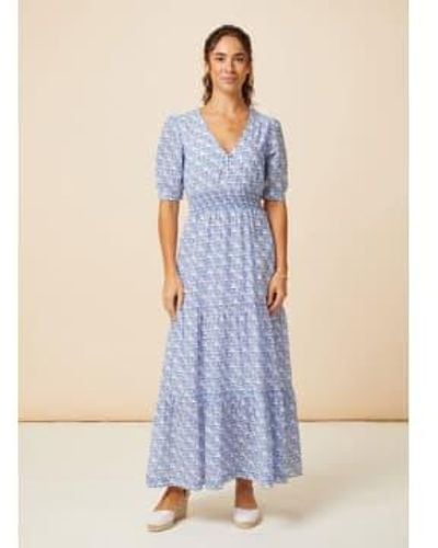 Aspiga Billie Short Sleeve Dress - Blu