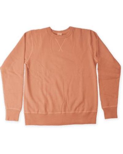 Buzz Rickson's Buzz Ricksons Plain Crew Sweatshirt - Arancione