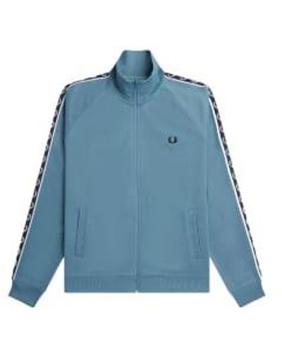 Fred Perry Contrast Tape Track Ash - Blu