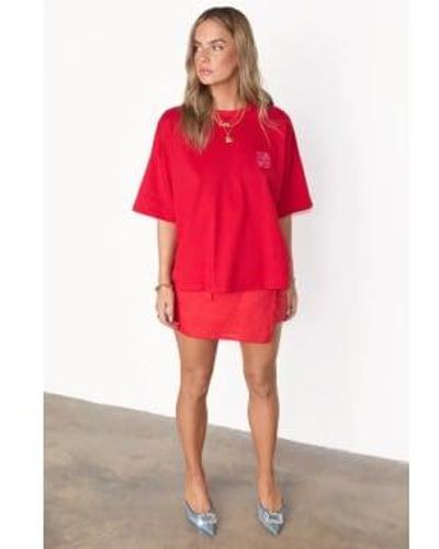 Never Fully Dressed Solstice T Shirt - Rosso