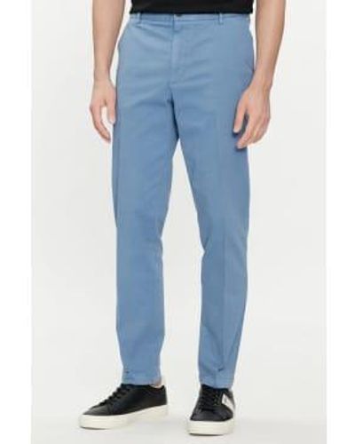 BOSS Kane-l Light Pastel Regular Fit Trousers - Blue